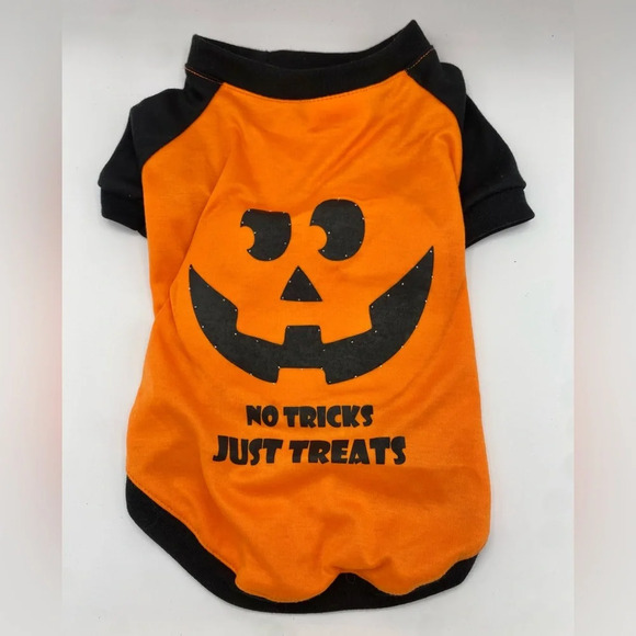 RUBIE'S LED HALLOWEEN SHIRT - Orange Black Light Up LED Pumpkin Mediumn - Picture 4 of 7